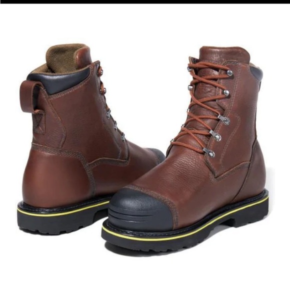 Timberland pro work boots - bannack  - brown steel toe men’s size 11.5 main image 8